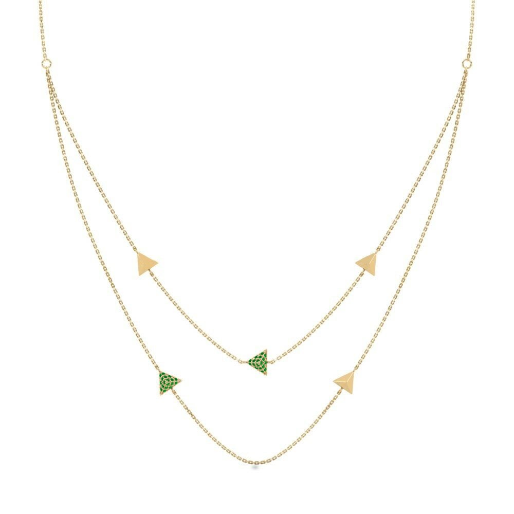 Smaragd Dames Ketting Hatfields