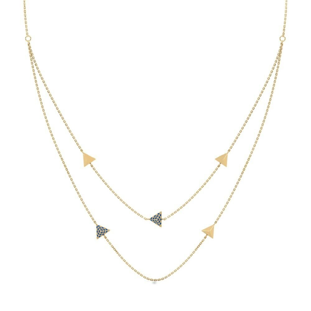 Dark Blue Zirconia Women's Necklace Hatfields