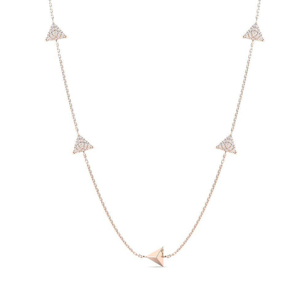 Oro Rosso 585 Collana da donna Hawes
