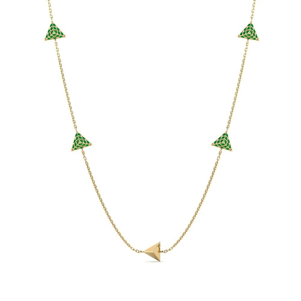 Smaragd Dames Ketting Hawes