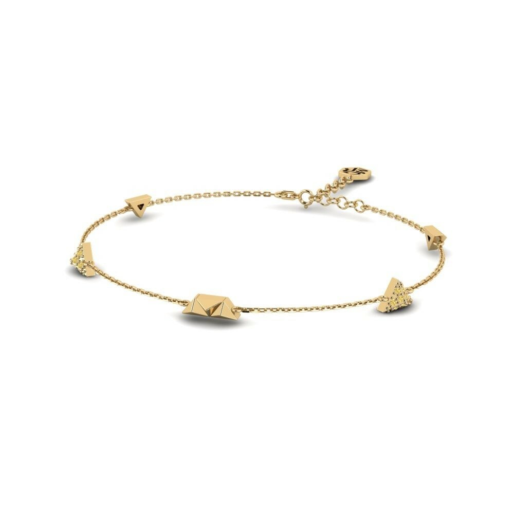 Gele Diamant Dames Armband Hoadly
