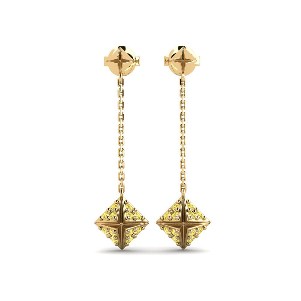 Yellow Sapphire Women's Earring Aspek