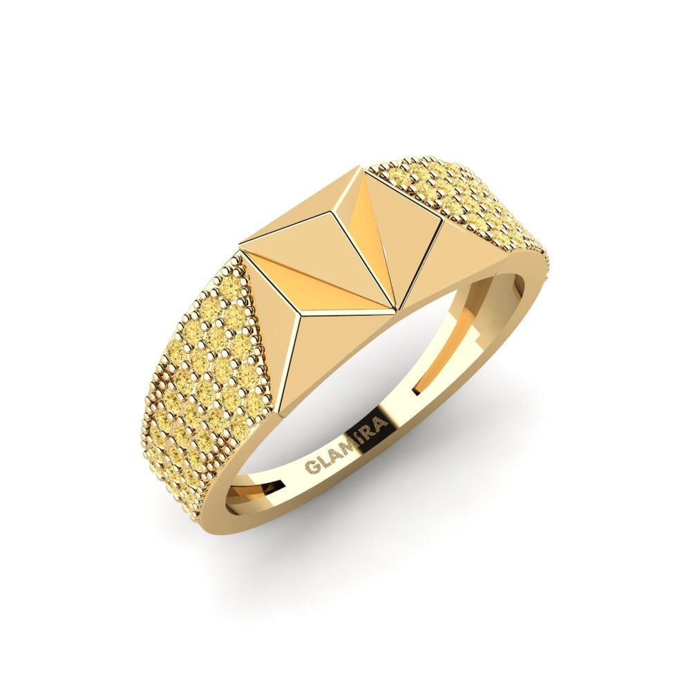 Gele Diamant Ringen Islington