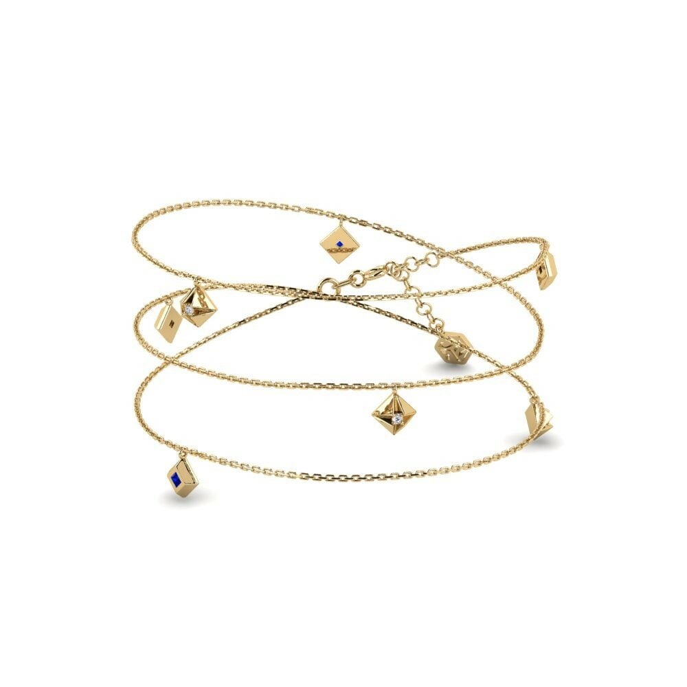 Sapphire Women's Necklace Izkina