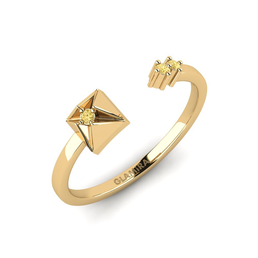 Gele Diamant Ringen Juru
