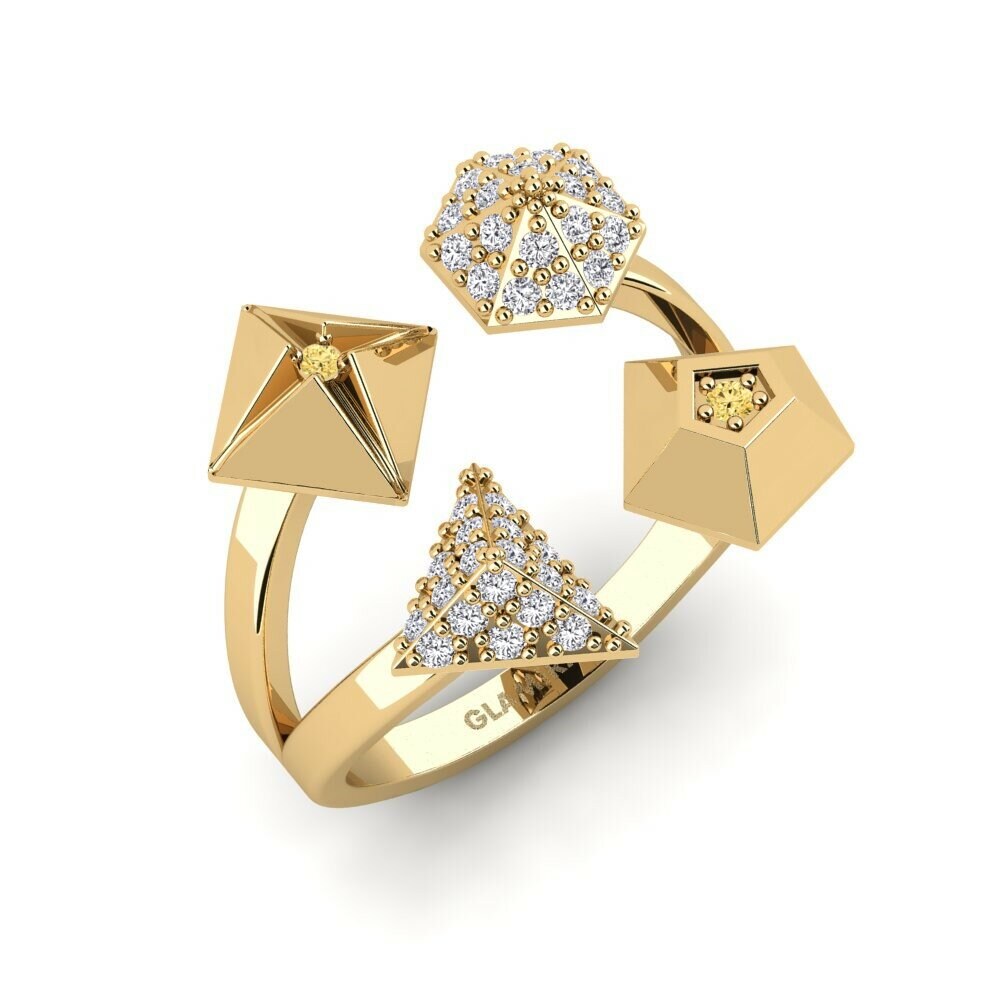 Gele Diamant Ringen Likebi