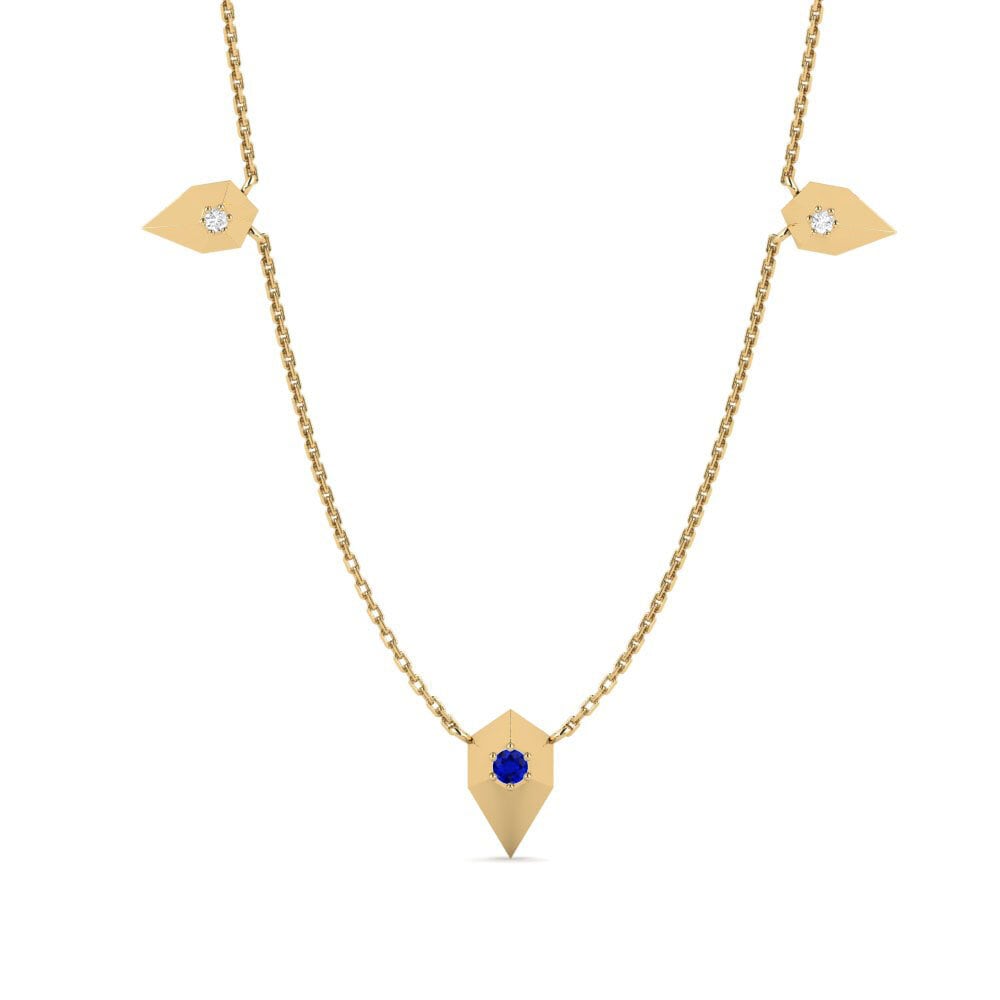 Sapphire Women's Necklace Lomami