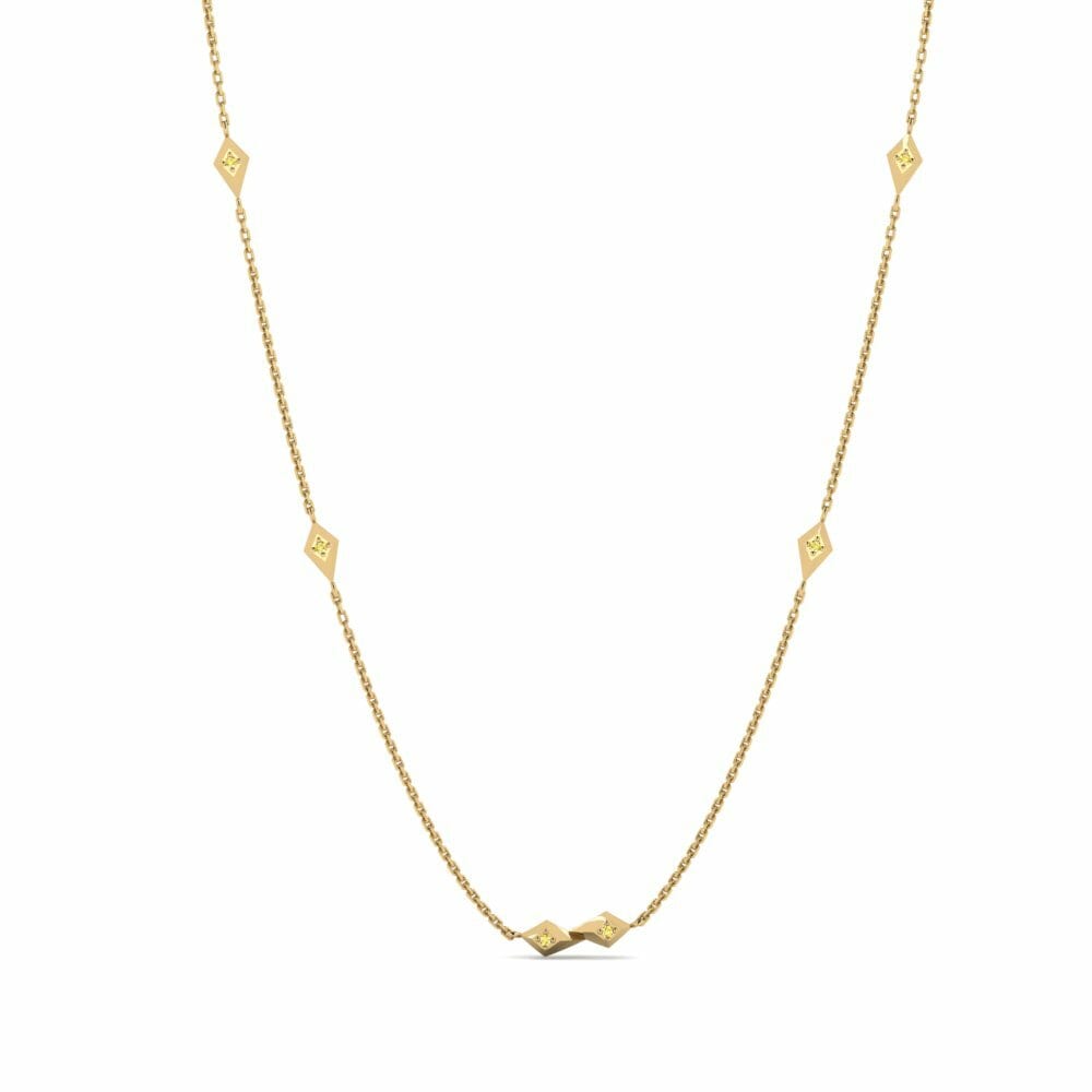 Zaffiro Giallo Collana da donna Lualaba