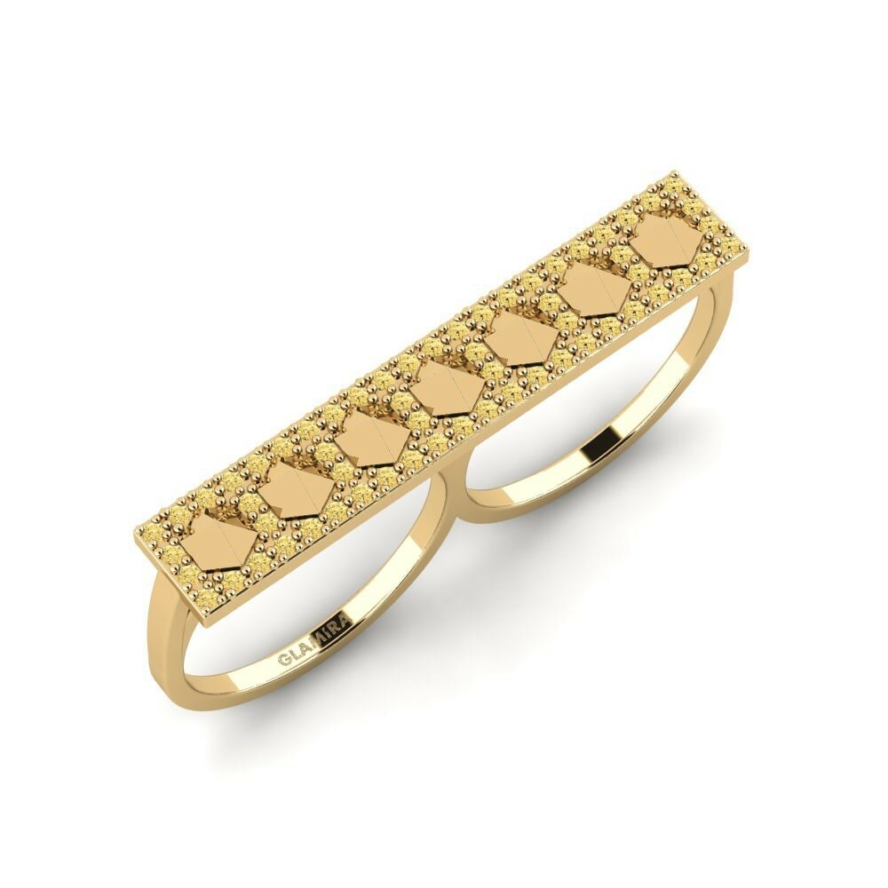 Gele Diamant Ringen Nivaju
