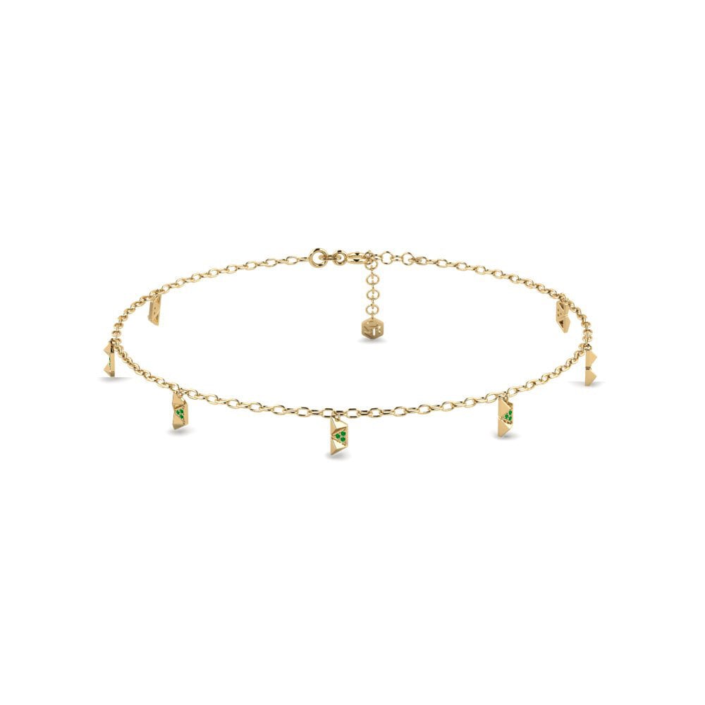 Zamrud Gelang kaki wanita Patcham