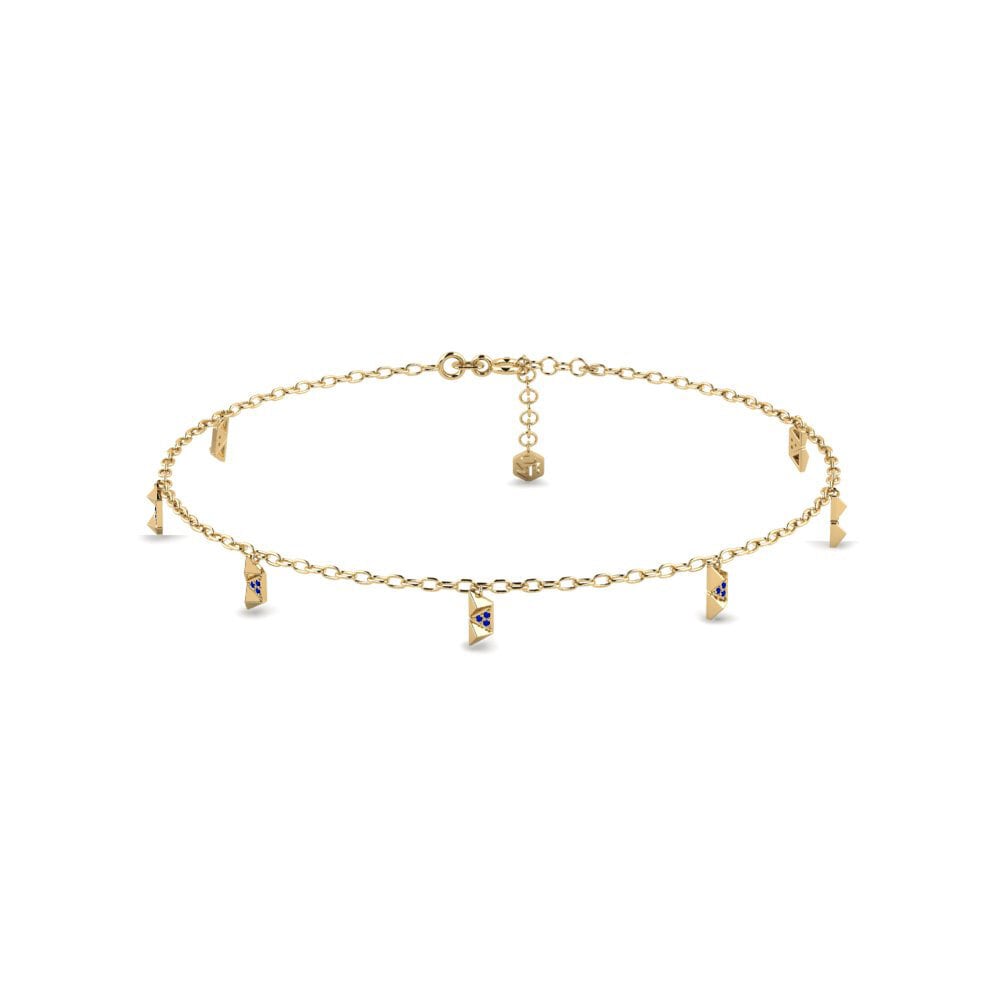 Sapphire Women's Anklet Patcham