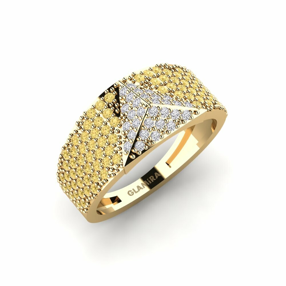 Gele Diamant Ringen Penley