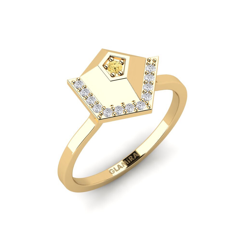 Gele Diamant Ringen Prilly