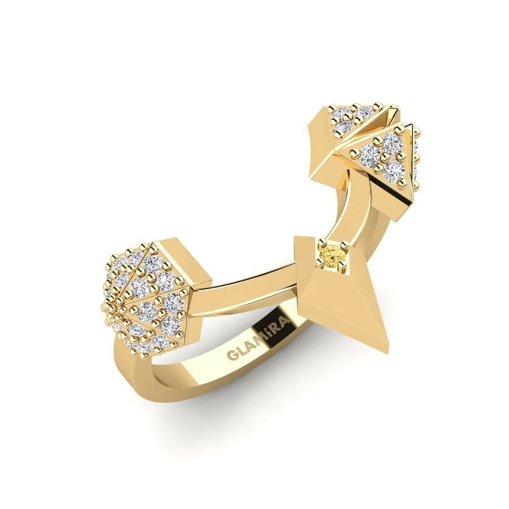 Gele Diamant Ringen Slawno