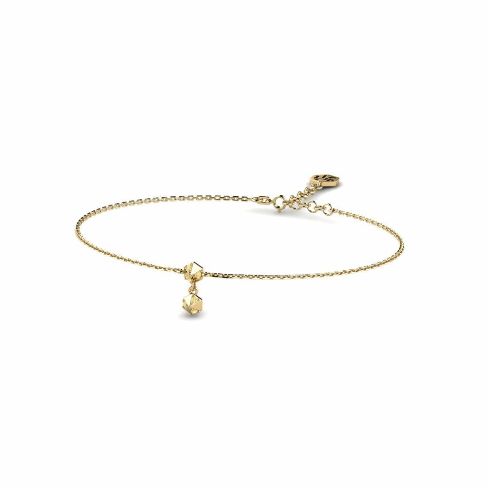 Gele Diamant Dames Armband Tengdur