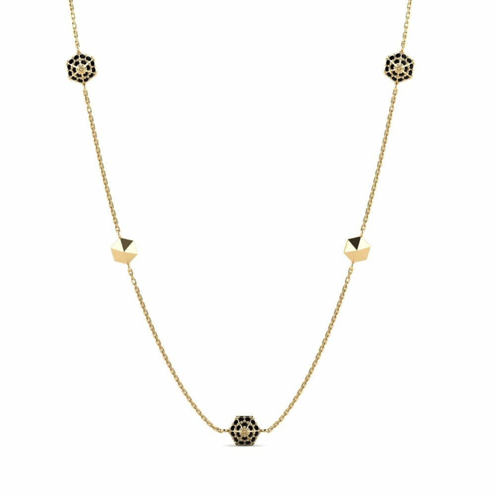 Black Onyx Women's Necklace Ukubhula