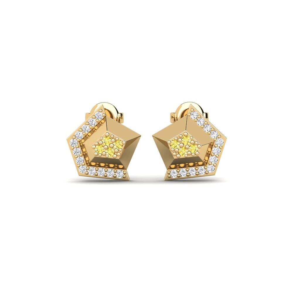 Yellow Sapphire Women's Earring Vaudes