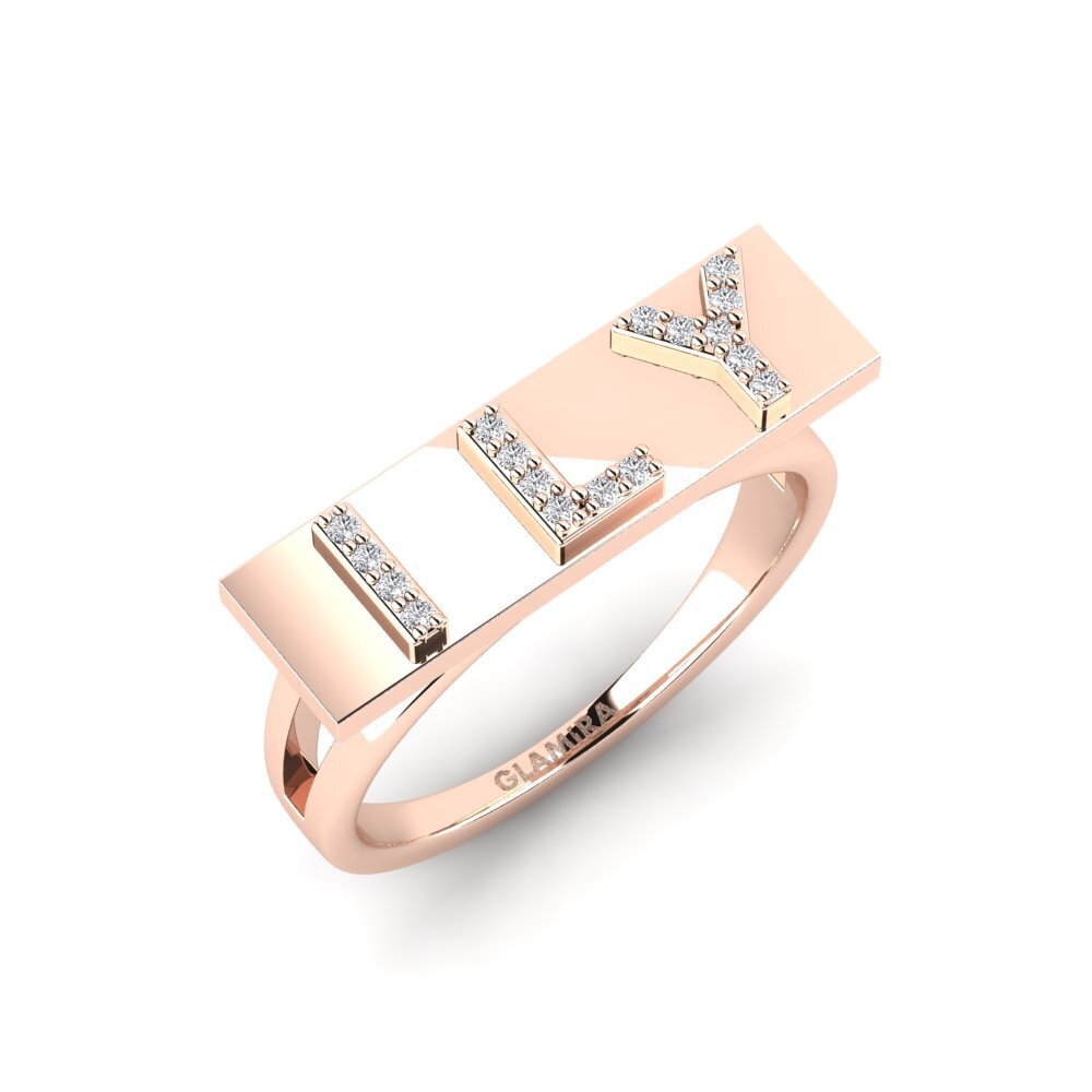 14k Rose Gold Diamond Ring Ashbridge