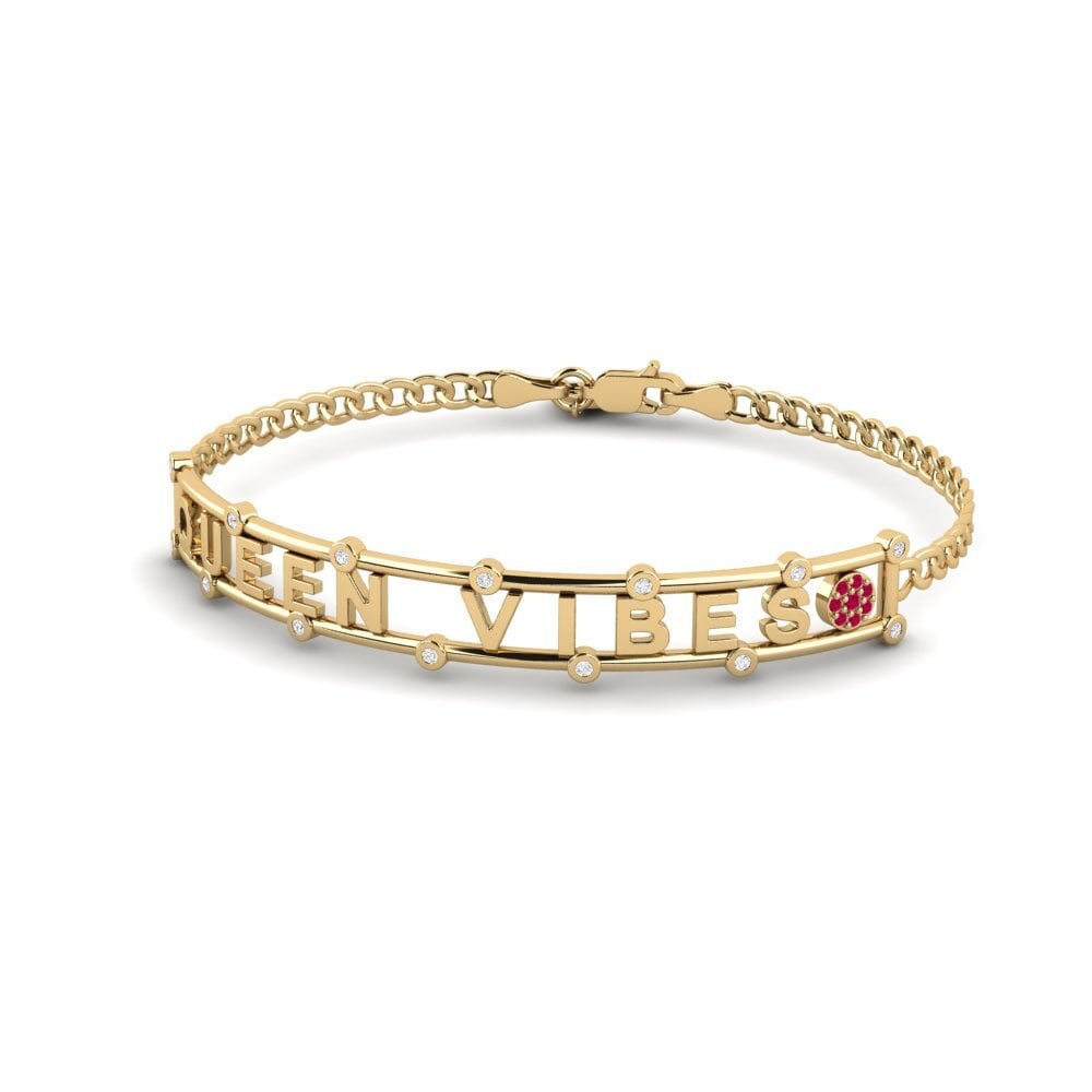 Rubin Damen armband Bambina