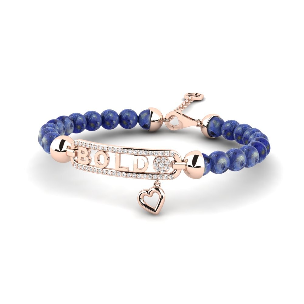 14k Oro Rosa Pulsera de Mujer Eburne