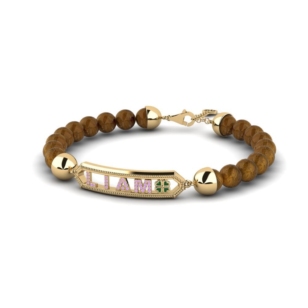 Amatista Pulsera para hombre Glengall