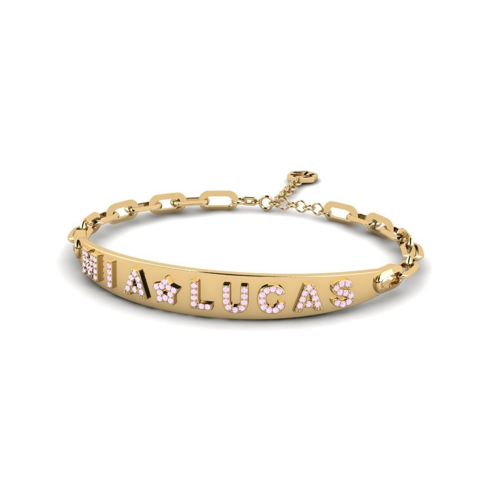 Saphir Rose Bracelet trombones Gower