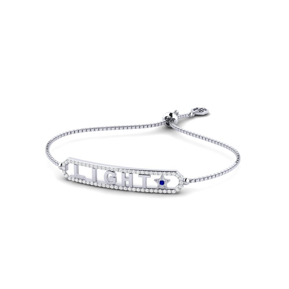 18ct White Gold Sapphire Women's Bracelet Heria