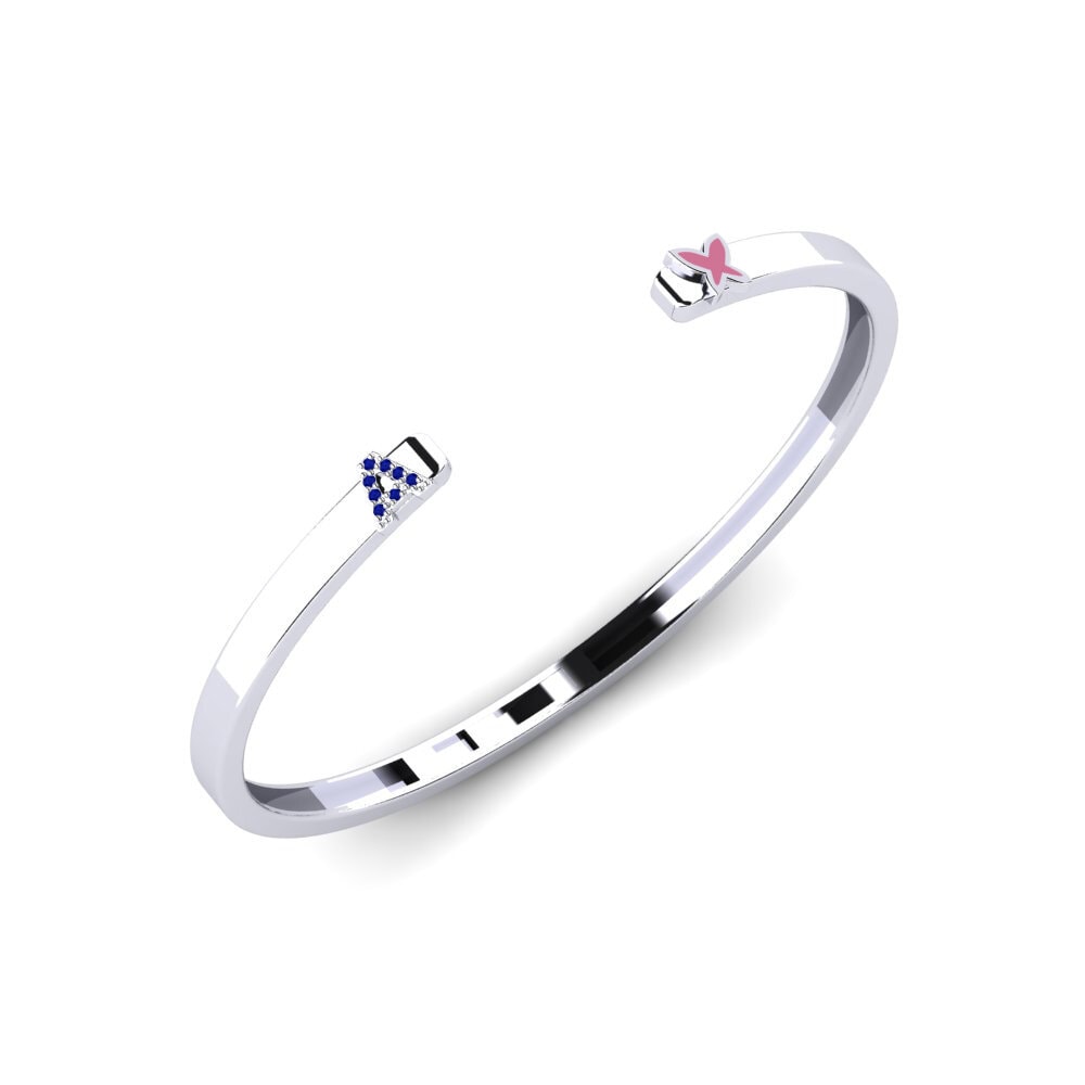 18ct White Gold Sapphire Women's Bracelet Houndsditch
