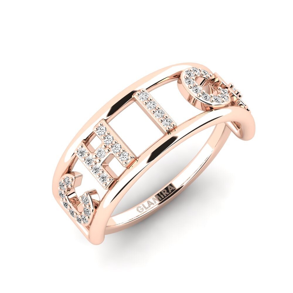 14k Rose Gold Moissanite Ring Neuwilen