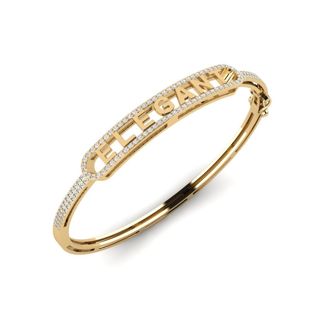 Saphir Rose Bracelet jonc femme Noville