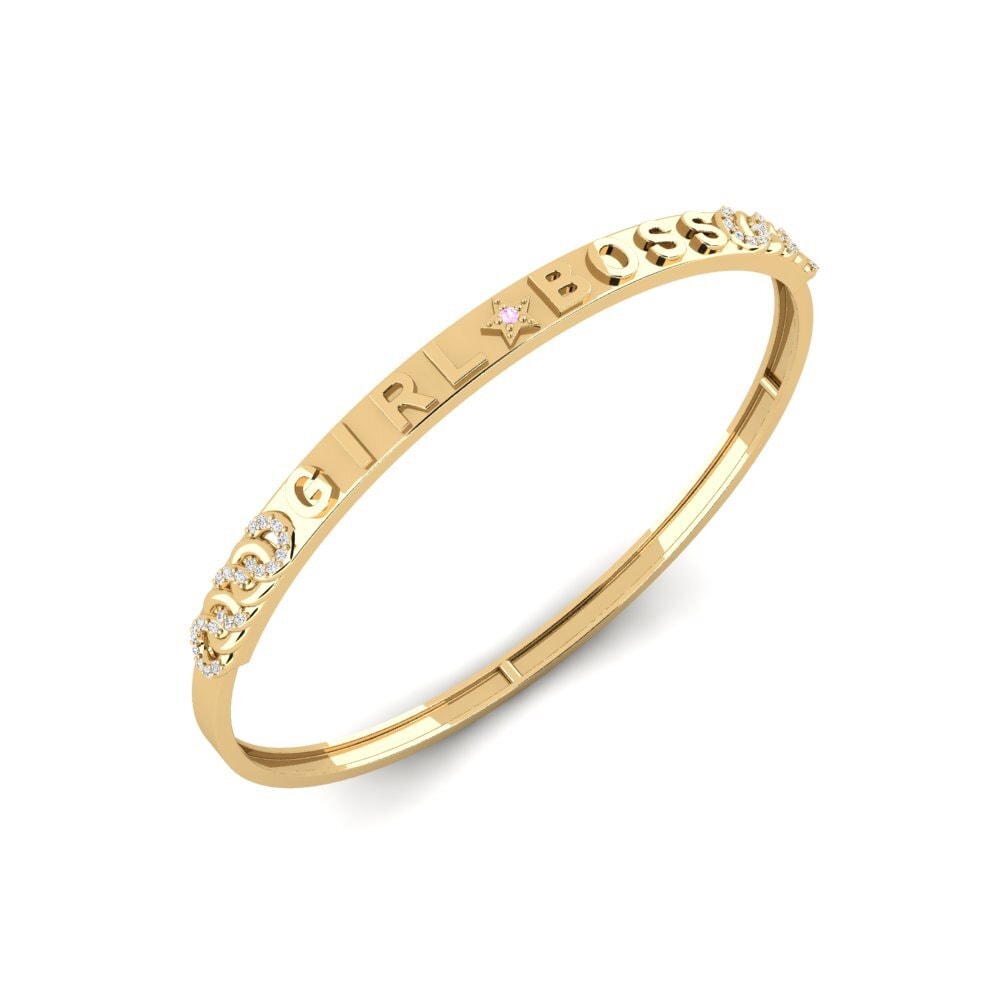 Saphir Rose Bracelet jonc femme Pitilella