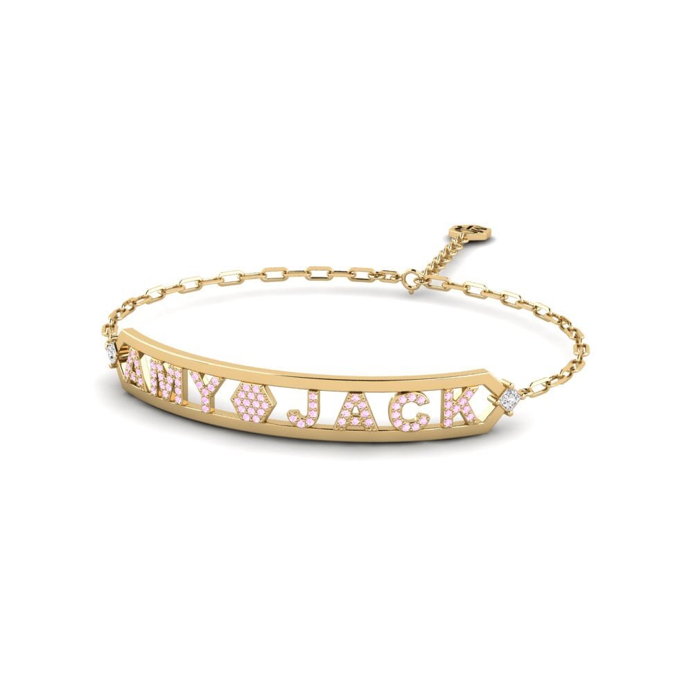 Saphir Rose Bracelet pour femme Rennaz
