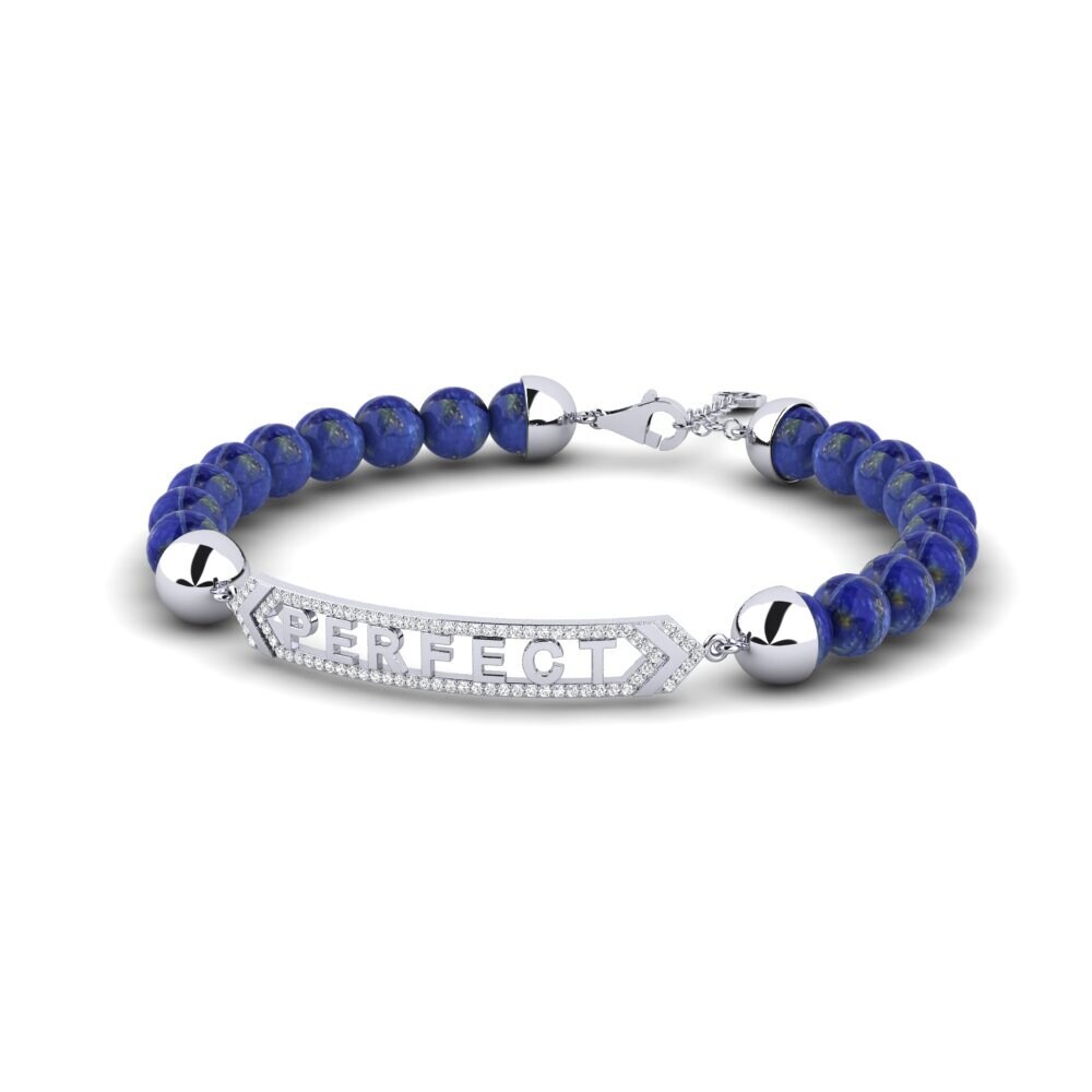 Weißgold 750 Herren-Armband Romanel