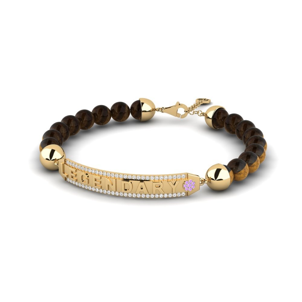 Amatista Pulsera para hombre Sampson