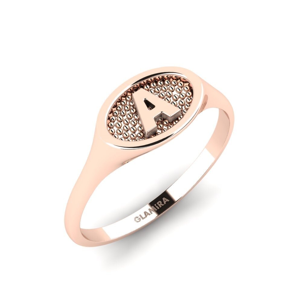14ct Rose Gold Diamond Men's Ring Shenfield