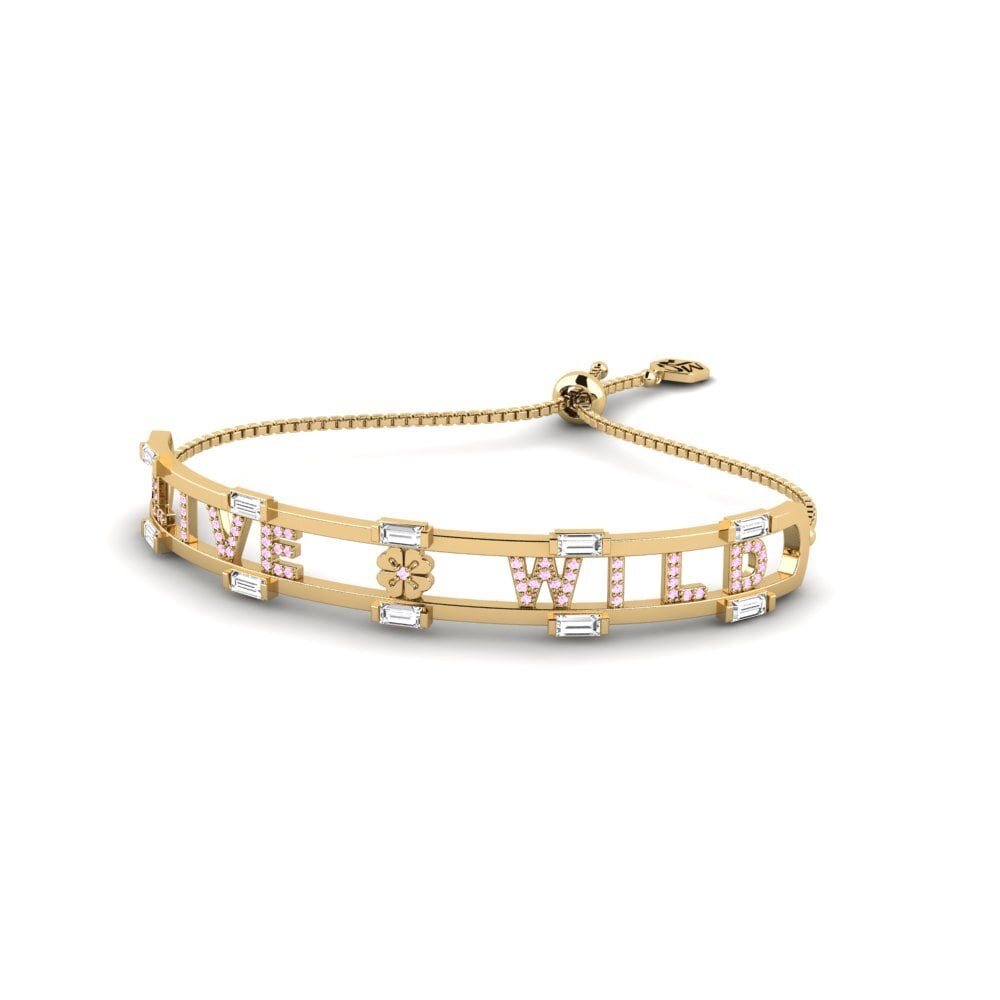 Saphir Rose Bracelet pour femme Sihe