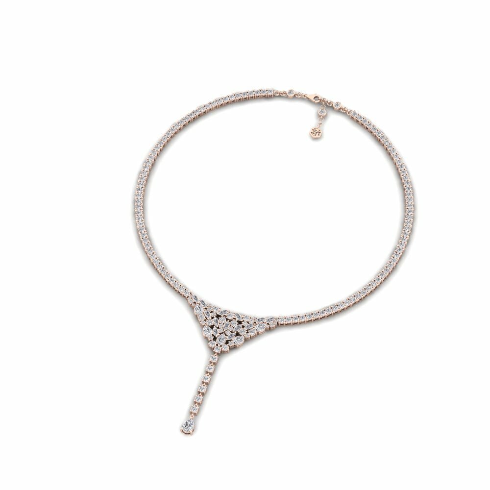 14ct Rose Gold Collier Loistava