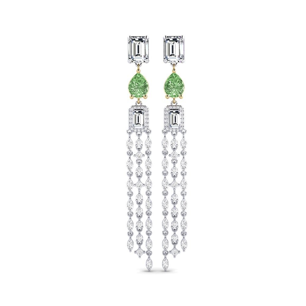 Diamante Verde Pendiente de mujer Potvynis