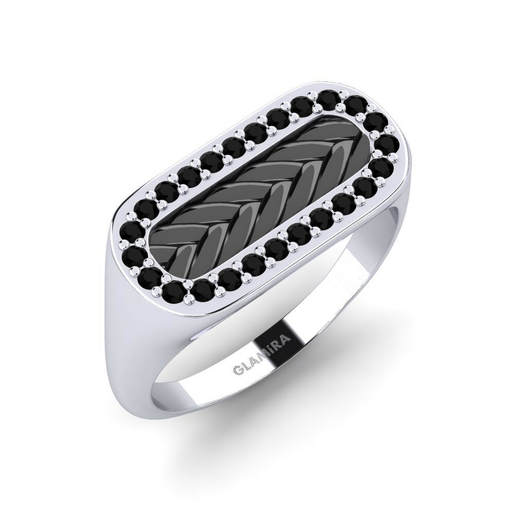 Black Diamond Men's Ring Ainan
