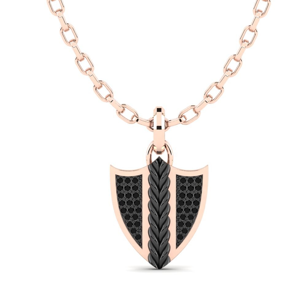 9ct Rose Gold Men's Pendant Andelle