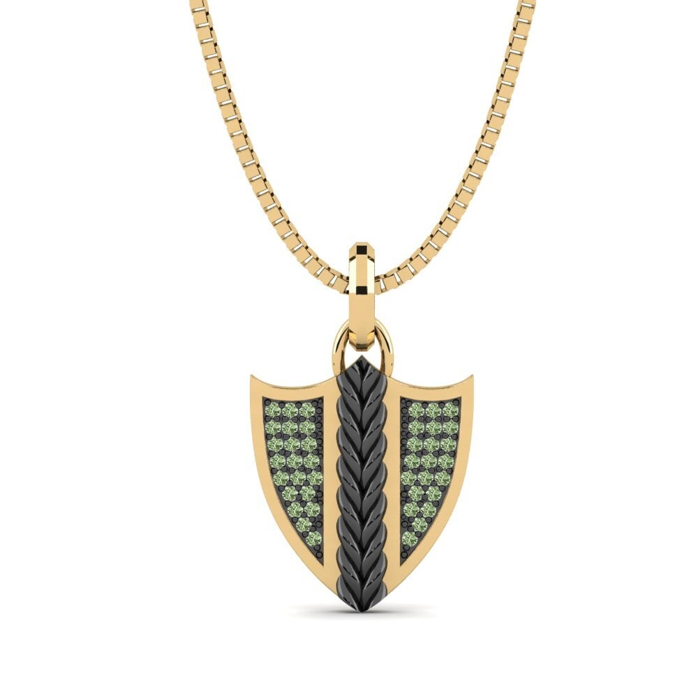 Green Diamond Men's Pendant Andelle