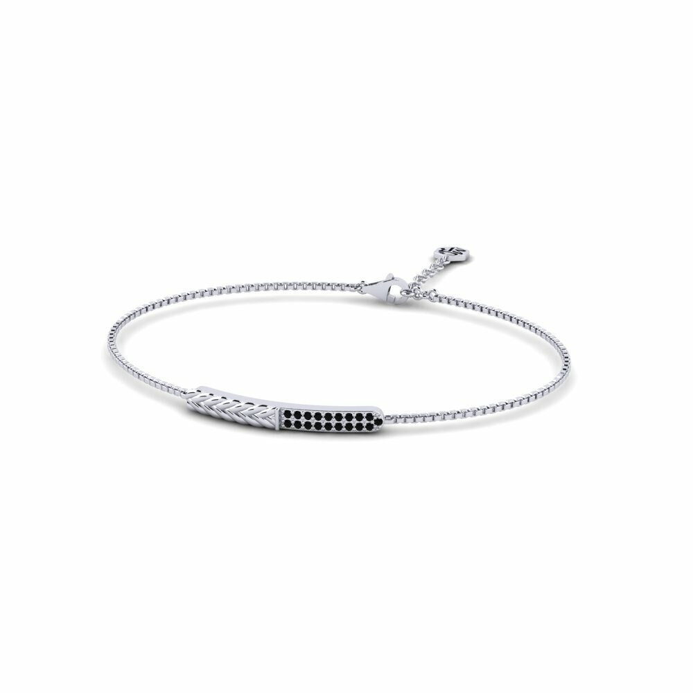 9K Wit Heren armband Biesme