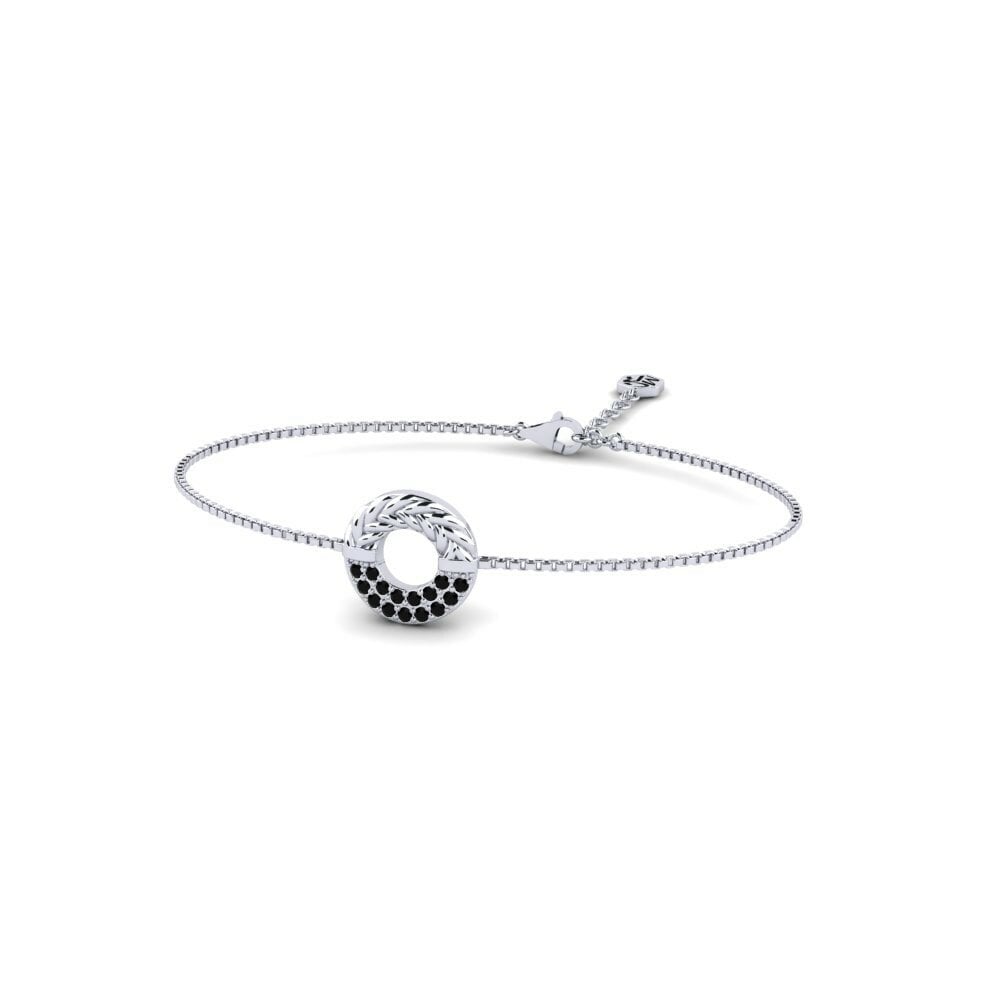 9K Wit Heren armband Bionne