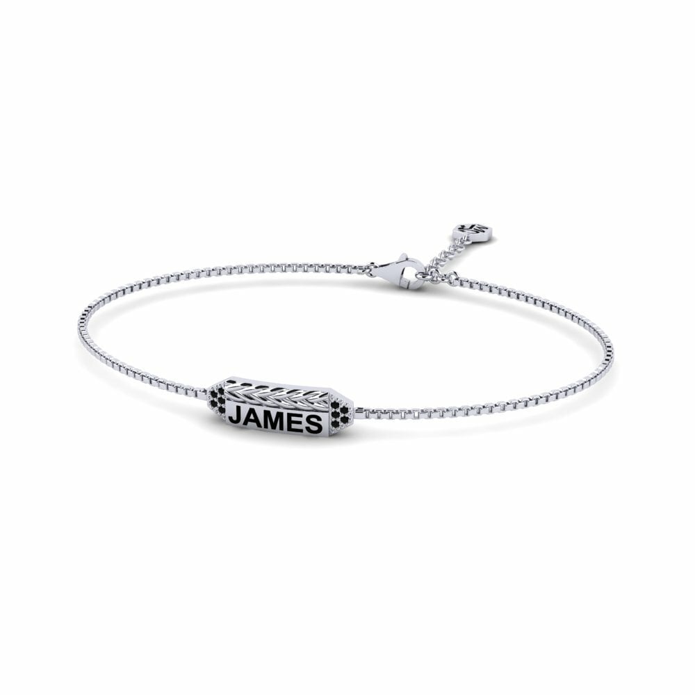 9K Wit Heren armband Boeme