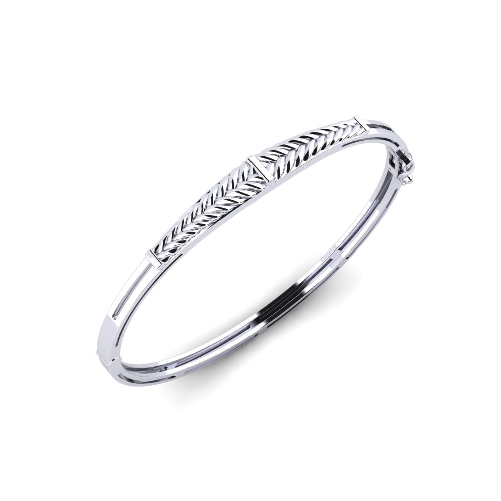9K Wit Heren armband Brechin