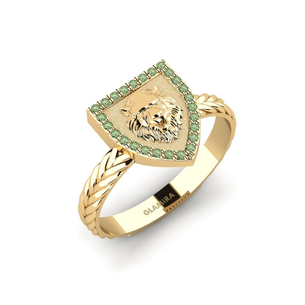 Diamant Vert Bague pour homme Brimstone
