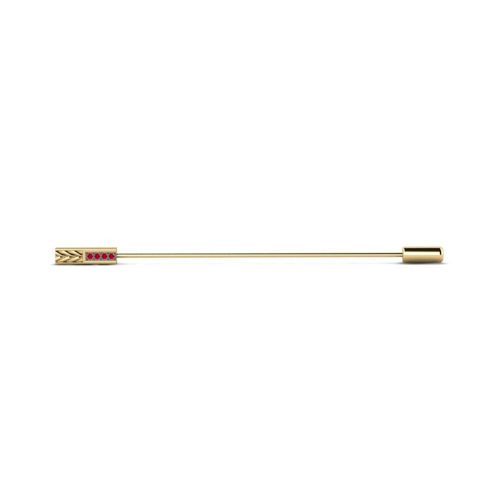 Ruby Lapel Pin Dadalouze
