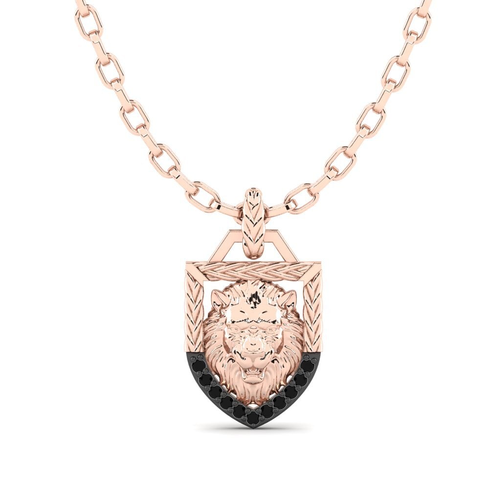 9ct Rose Gold Men's Pendant Dray