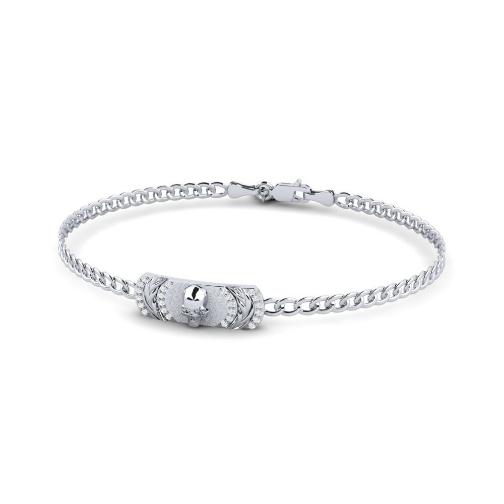 9K Wit Heren armband Essonnes