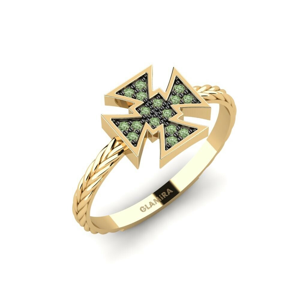 Diamant Vert Bague pour homme Grit